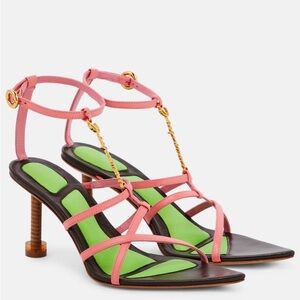 JACQUEMUS Les Sandales Pralu Hautes pumps